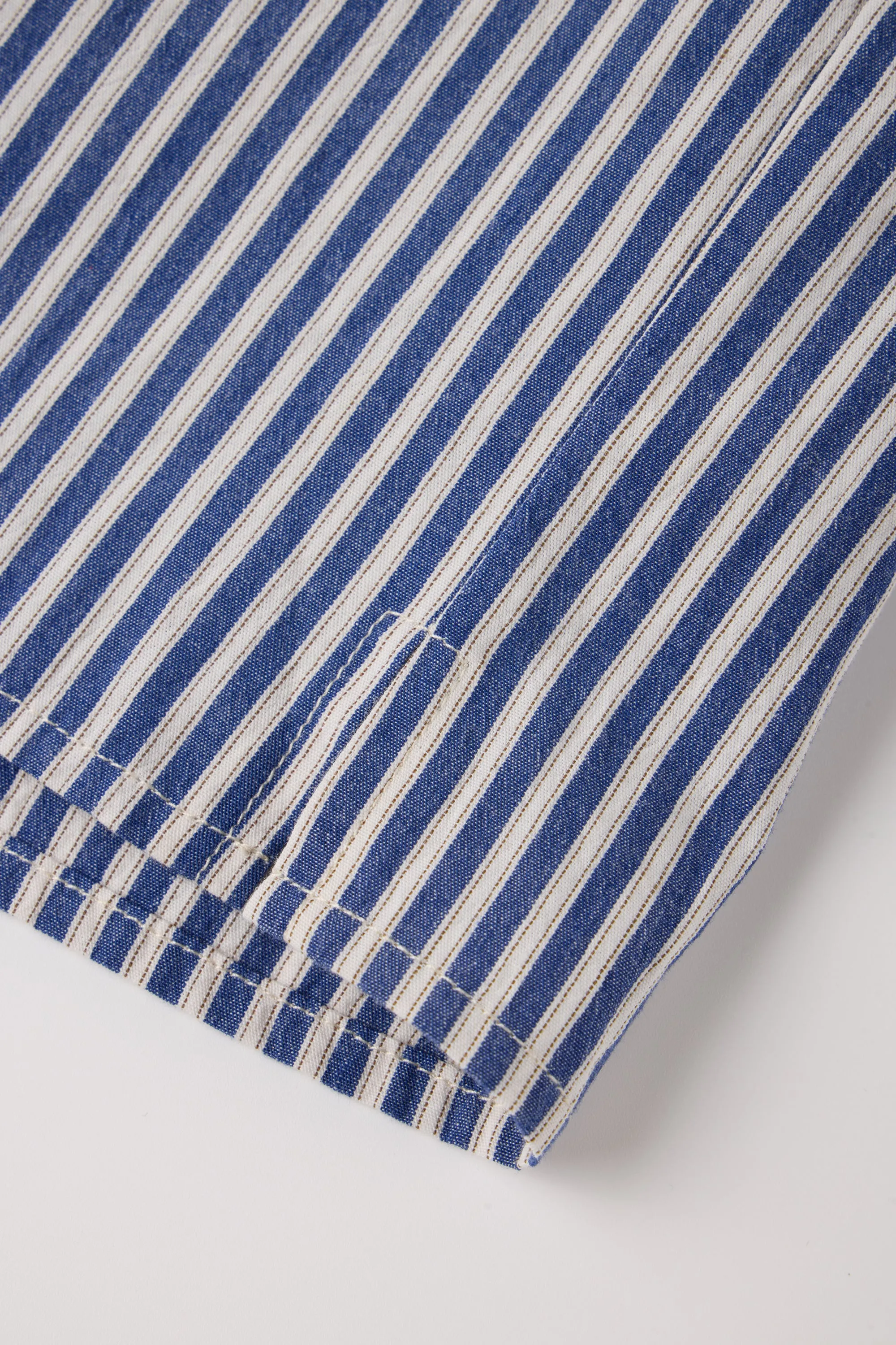 ORGANIC - cotton short (Blue stripe)