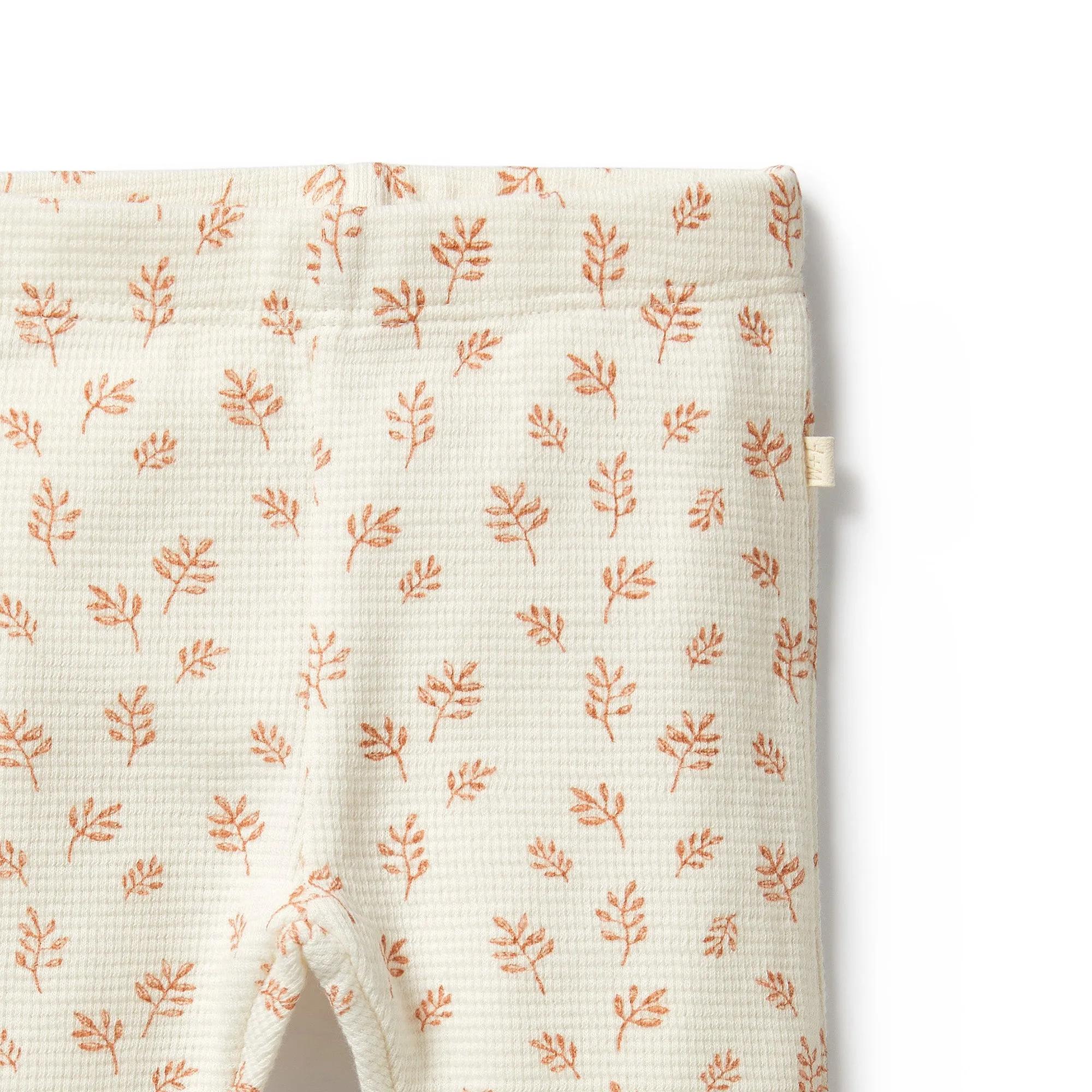 Organic Cotton Waffle Legging | Winter Bloom