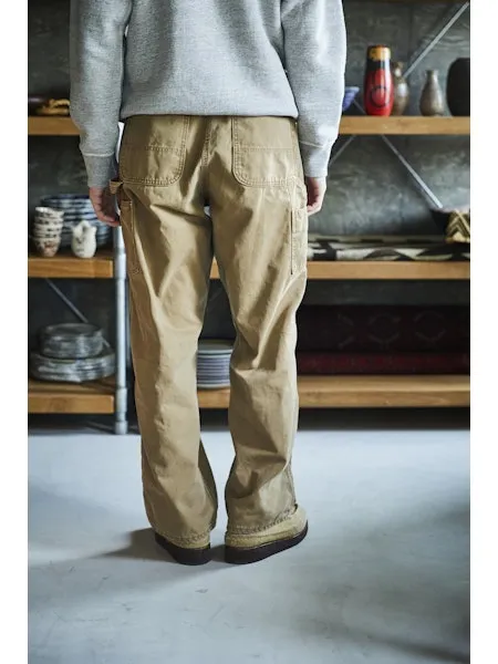 orSlow DAD'S FIT PAINTER PANTS - Brown