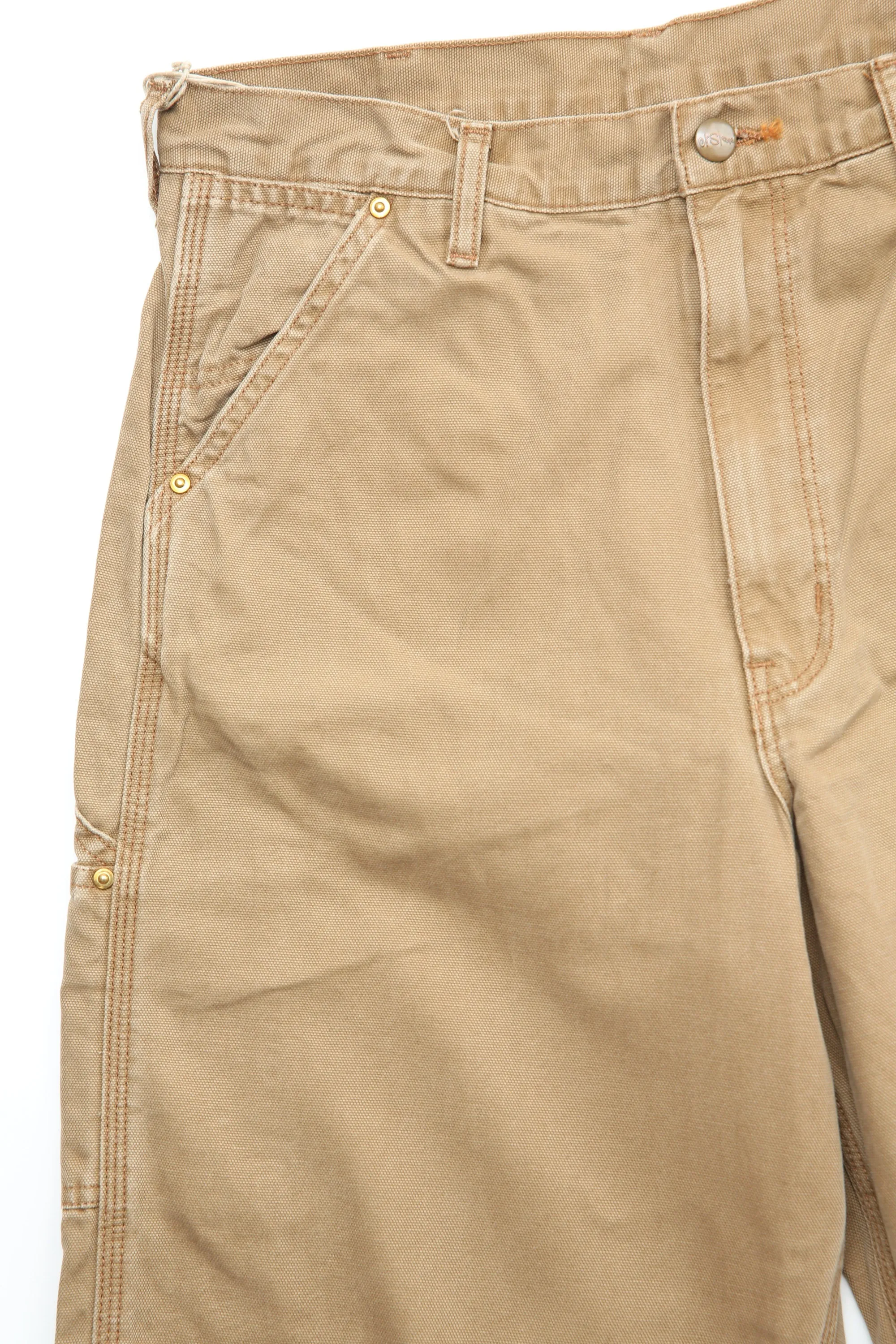 orSlow DAD'S FIT PAINTER PANTS - Brown