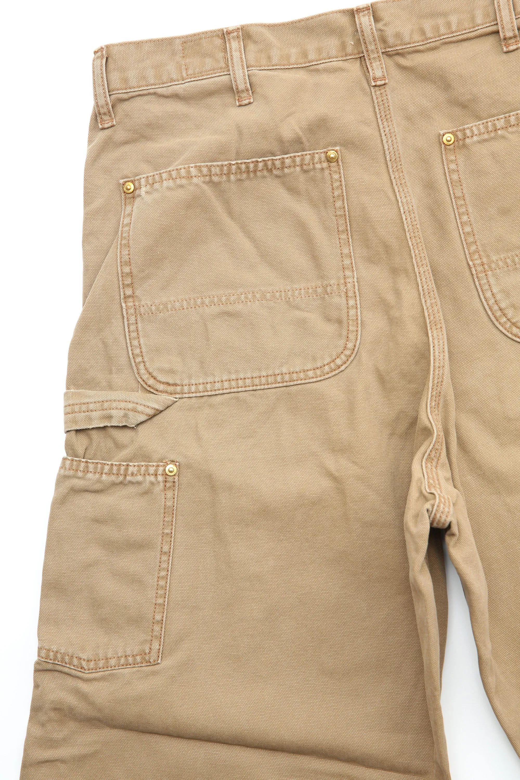 orSlow DAD'S FIT PAINTER PANTS - Brown