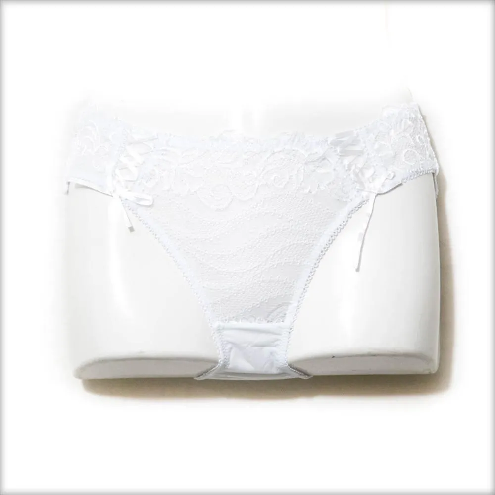 Pack of 2 Bridal White Net Panty