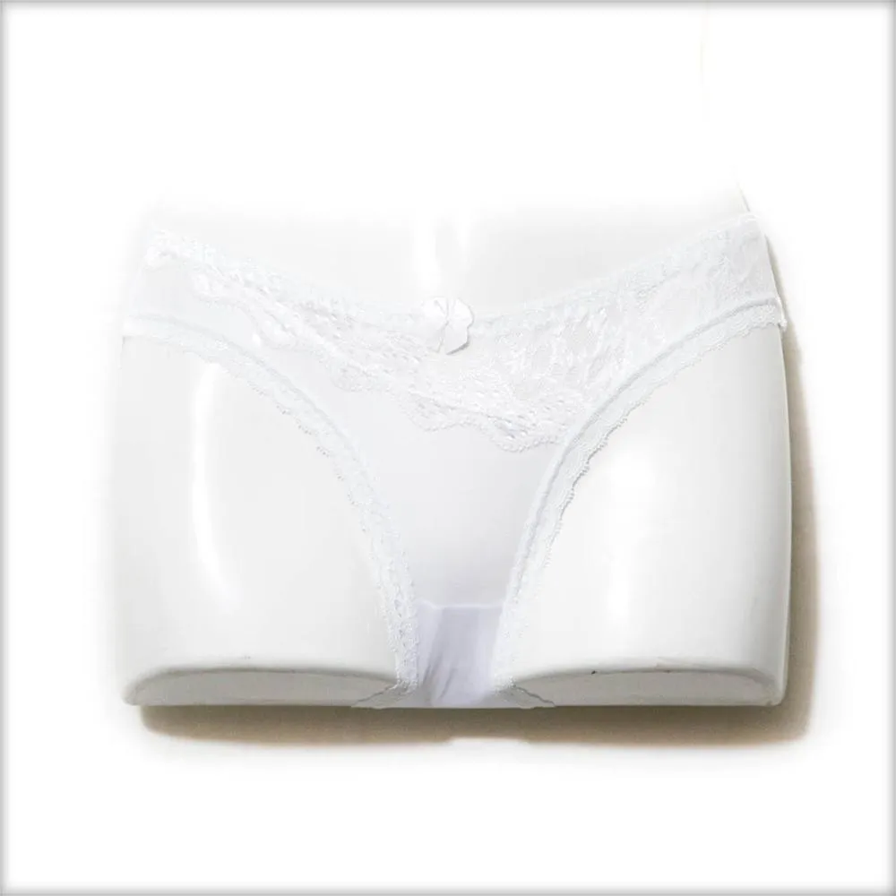 Pack of 2 Bridal White Net Panty