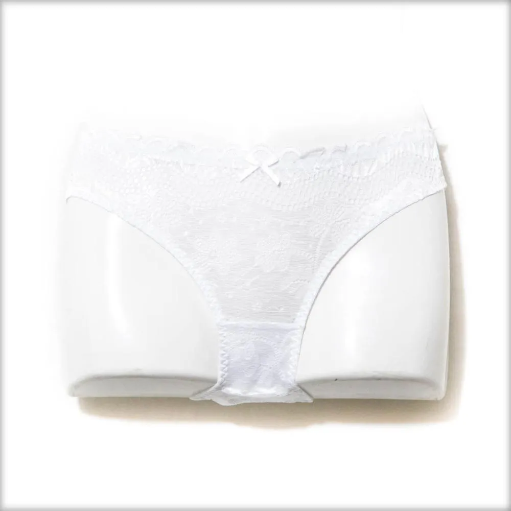 Pack of 2 Bridal White Net Panty