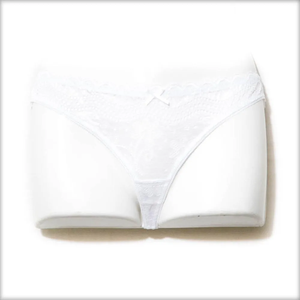 Pack of 2 Bridal White Net Panty