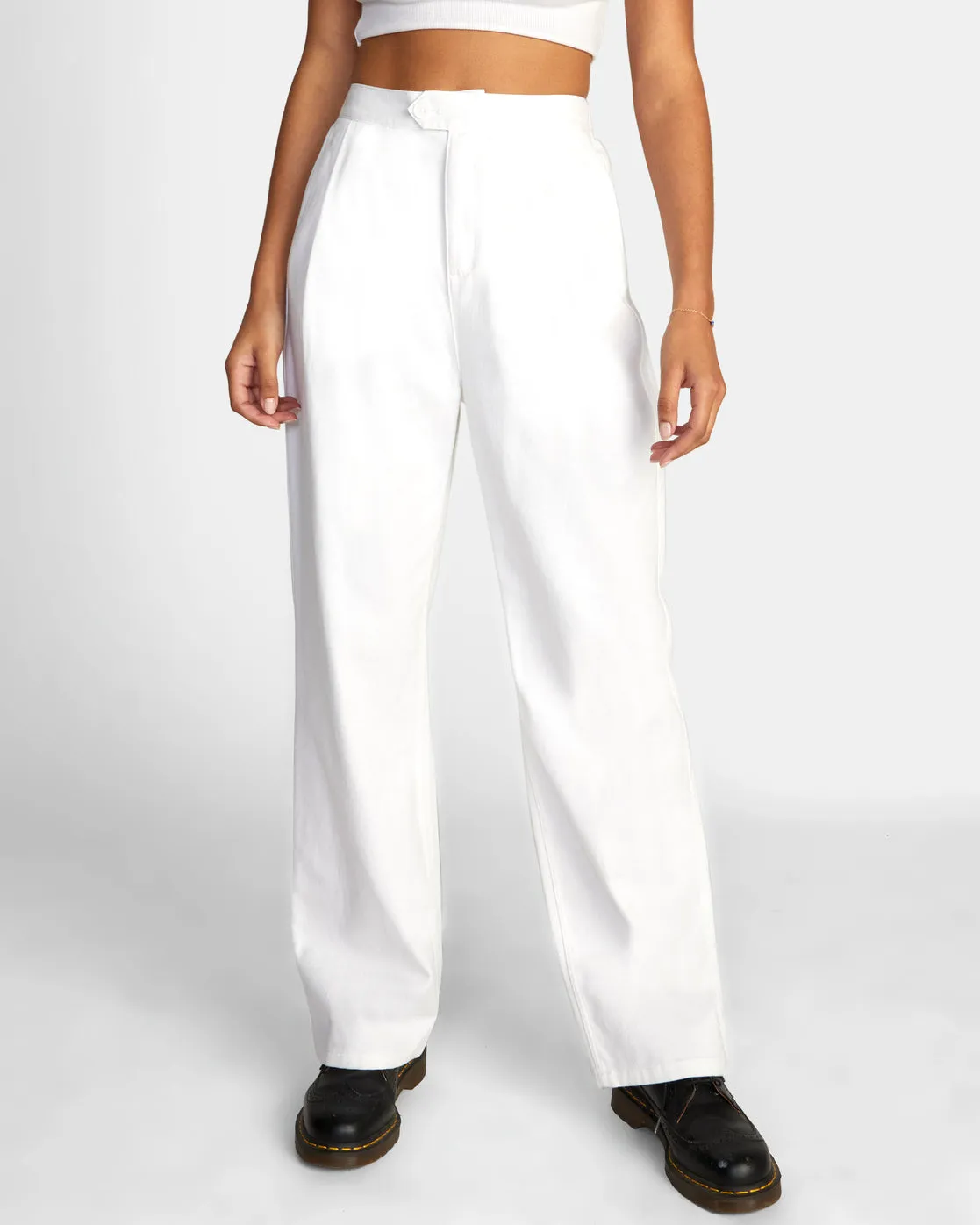 Pepa Woven Pants - Whisper White