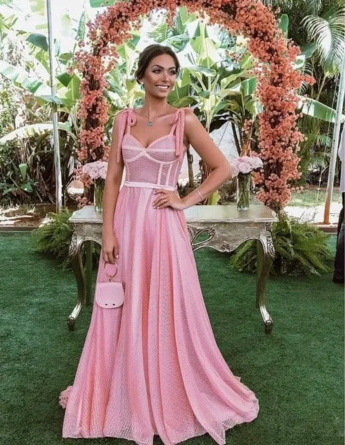 Pink Prom Party Dress Formal Graduation Evening Dress      fg837