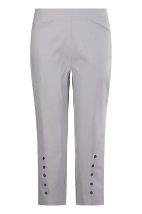 Platinum Bengaline Mid Calf Pants | SILVER | 6306AR