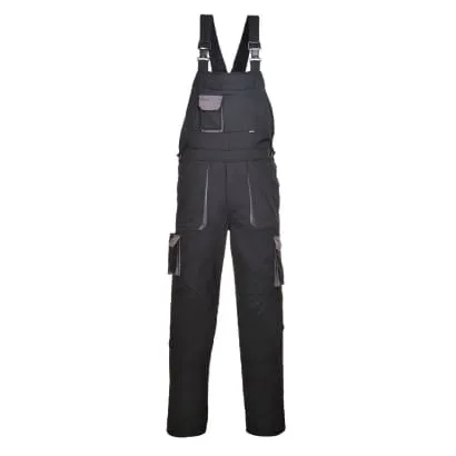 Portwest Texo Contrast Work Bib & Brace Kneepad pocket Overall -TX12