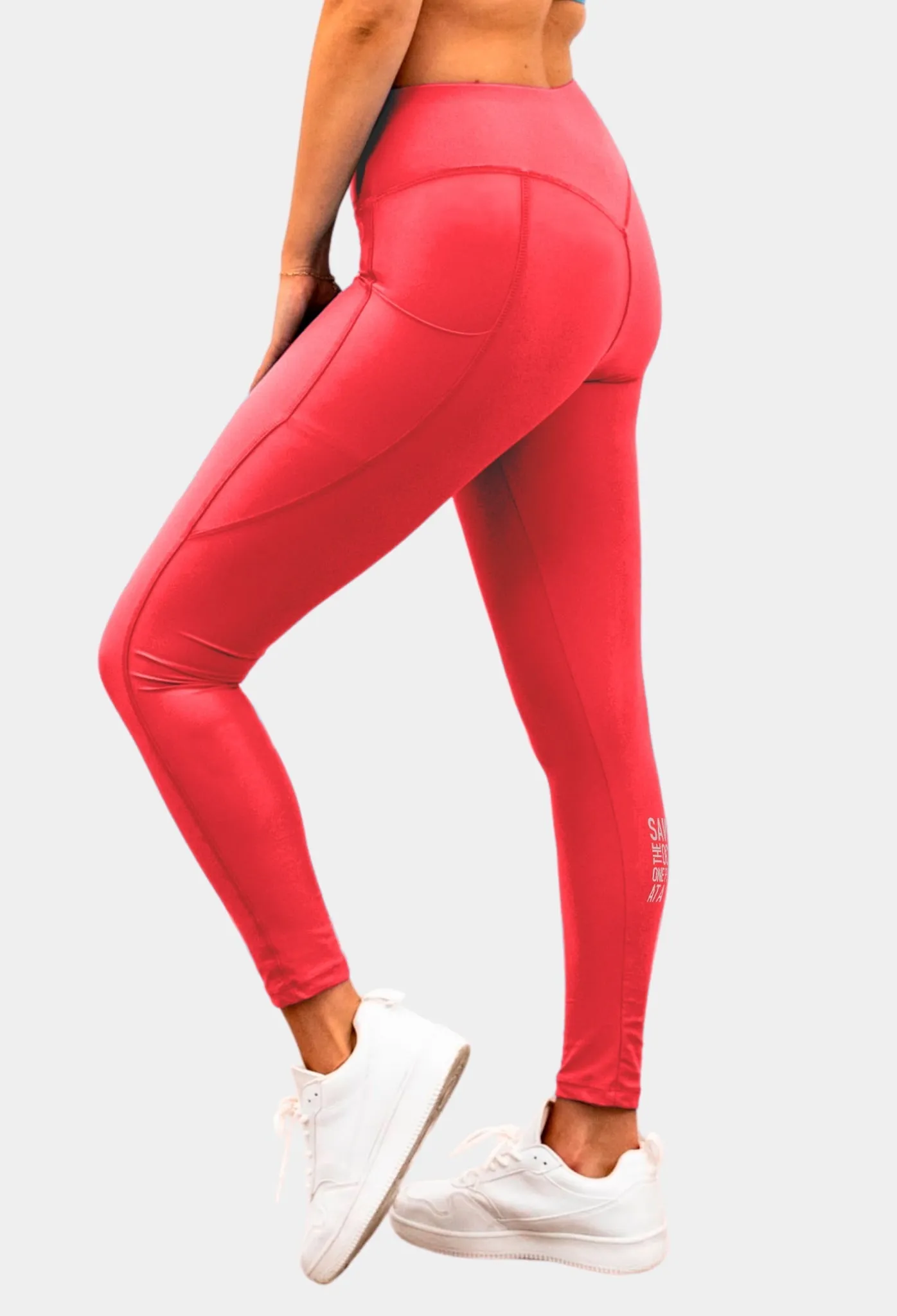 Power High-Waist Leggings Statement Heat