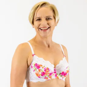 Print Balconette Bra - Blooming Roses