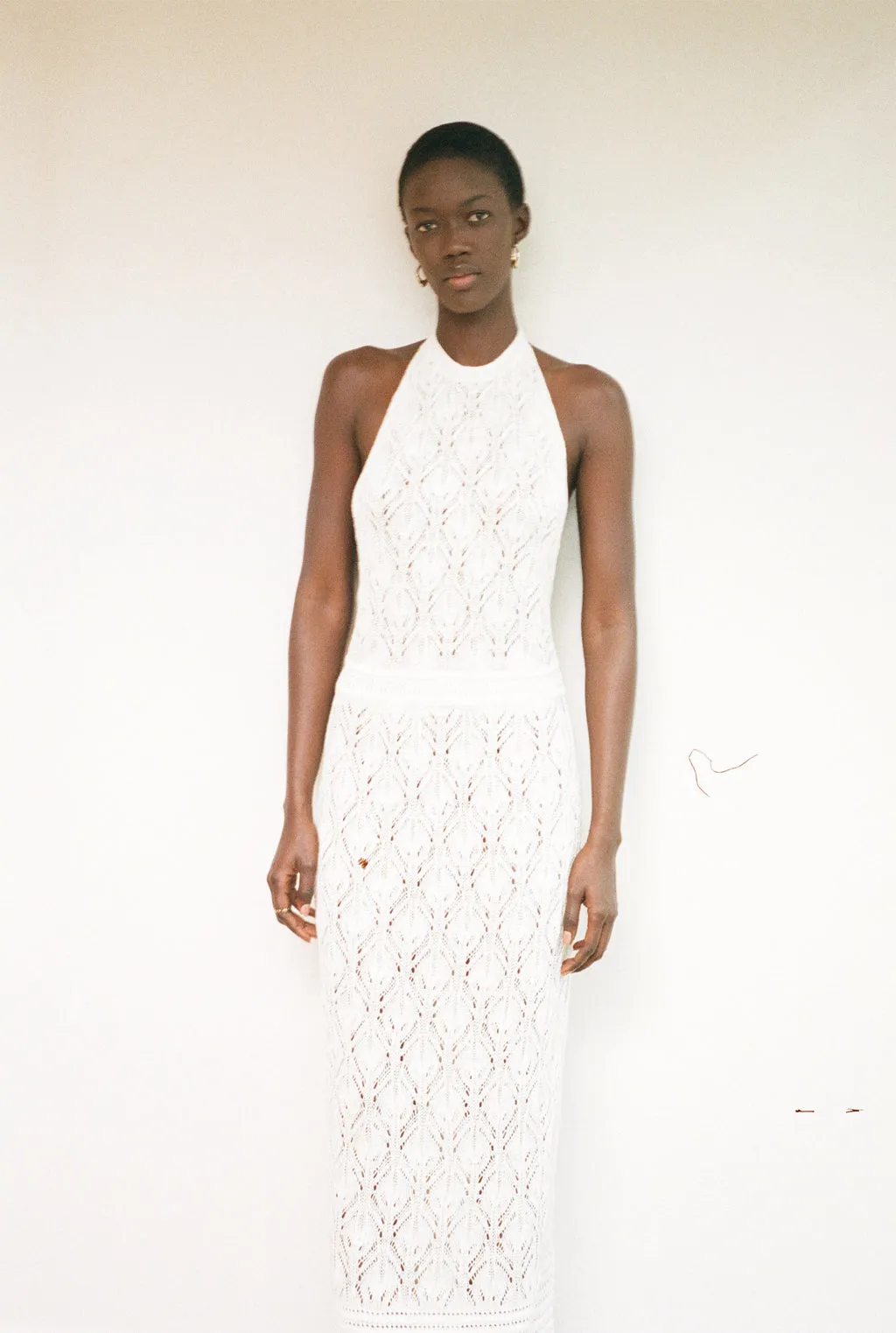 QYBLI linen crochet dress