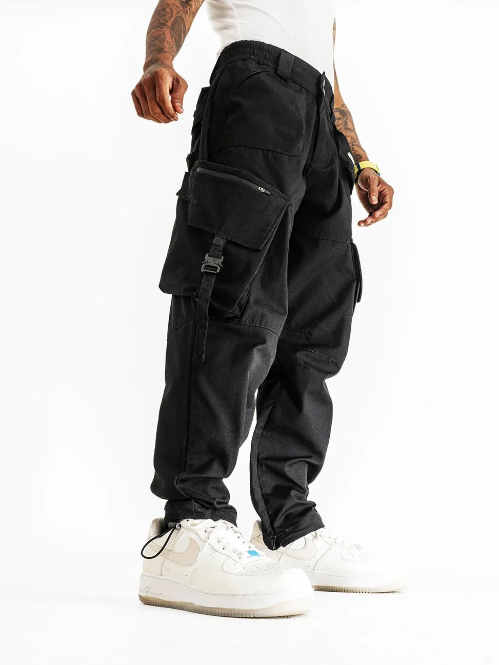 Ripstop Cargo Pants // Black