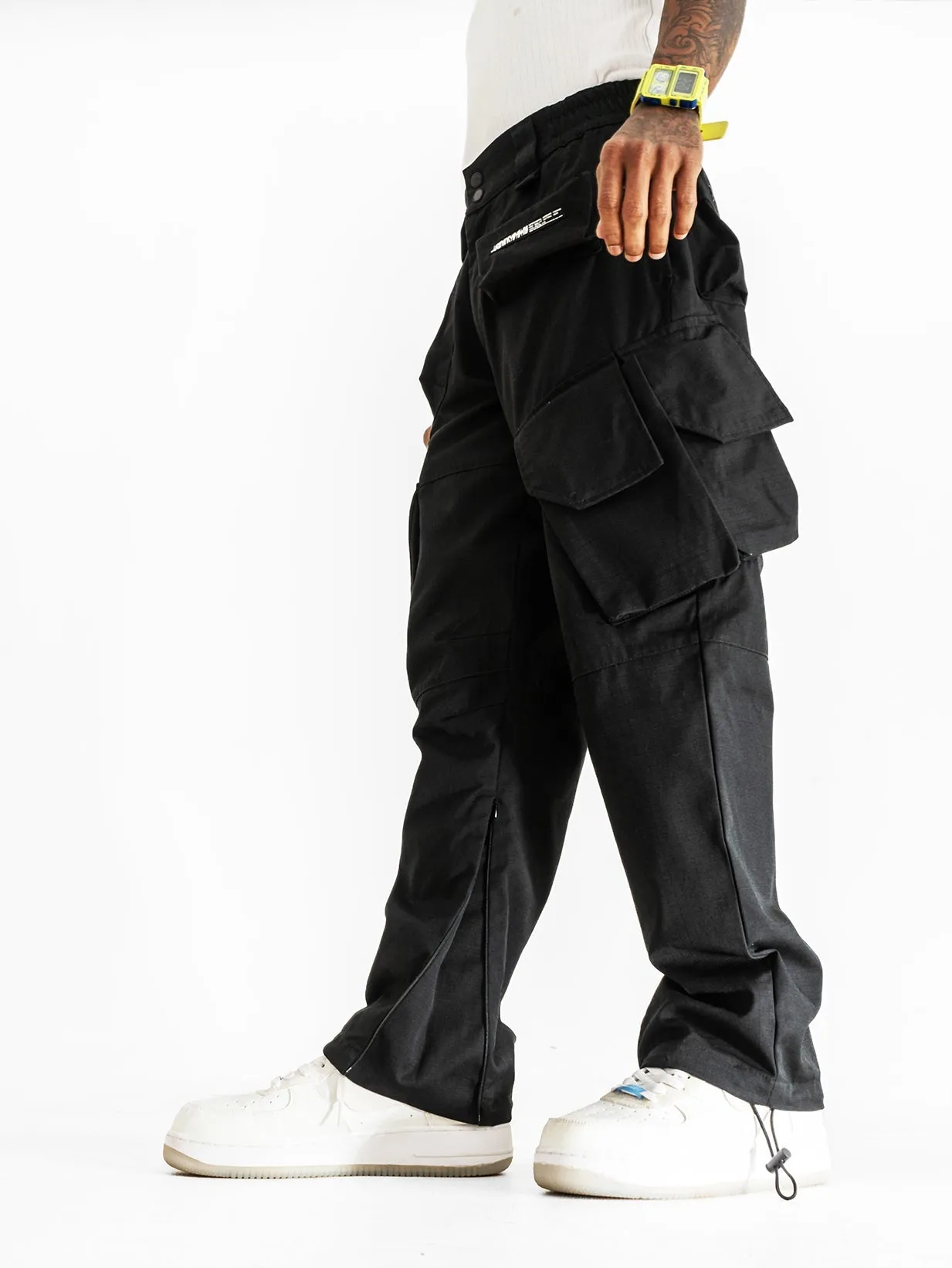 Ripstop Cargo Pants // Black