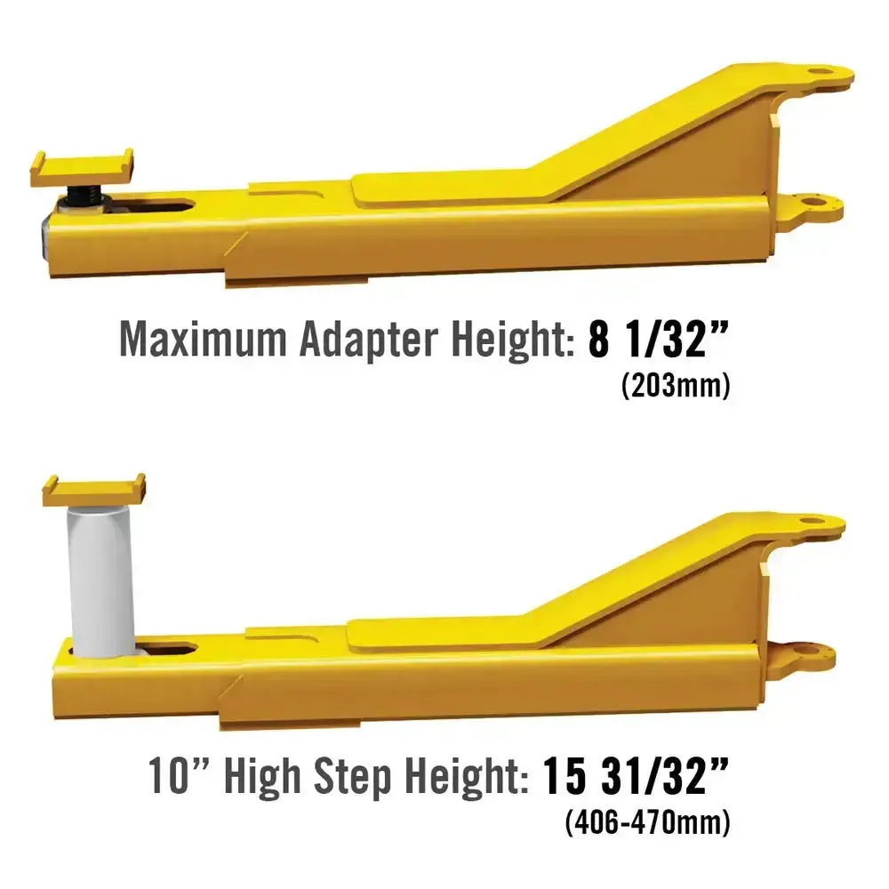 Rotary SPO16 CARGO Low Ceiling Symmetric 16K 2-Post Lift w/ Ext. Arm