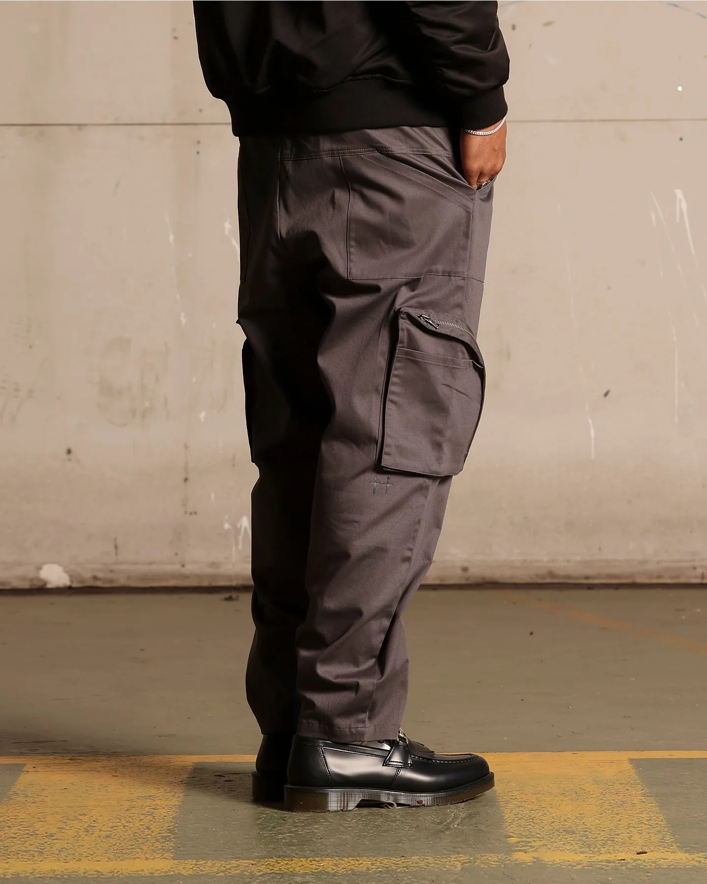 Saint Morta Gallery Zip Cargo Pants Slate