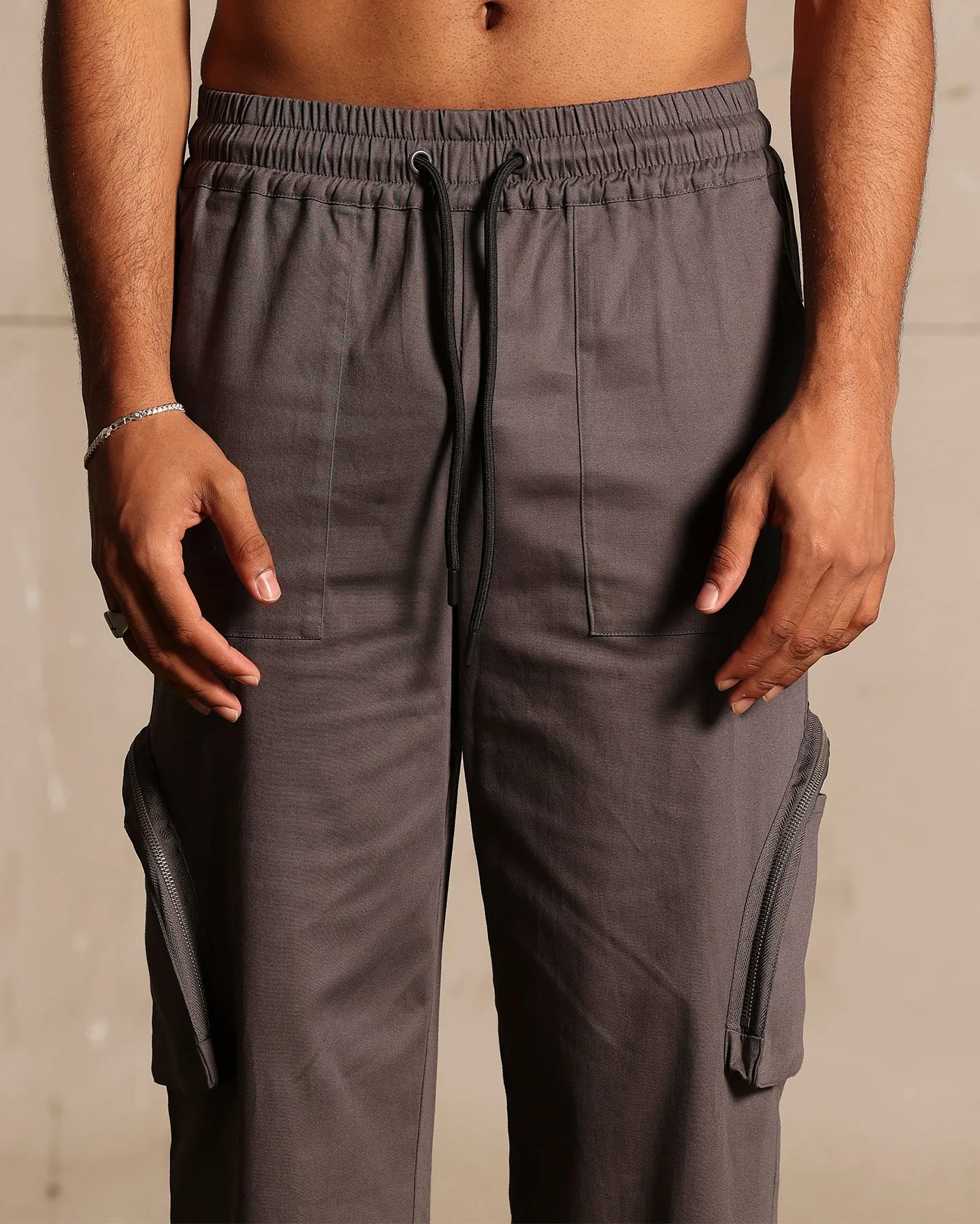 Saint Morta Gallery Zip Cargo Pants Slate