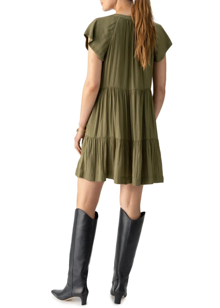 Sanctuary Modern Babydoll Dress- Burnt Olive ***FINAL SALE***