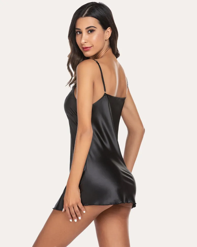 Satin Dress Mini Slip Nightwear