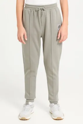 Senior Boys Beige Lounge Active Pants