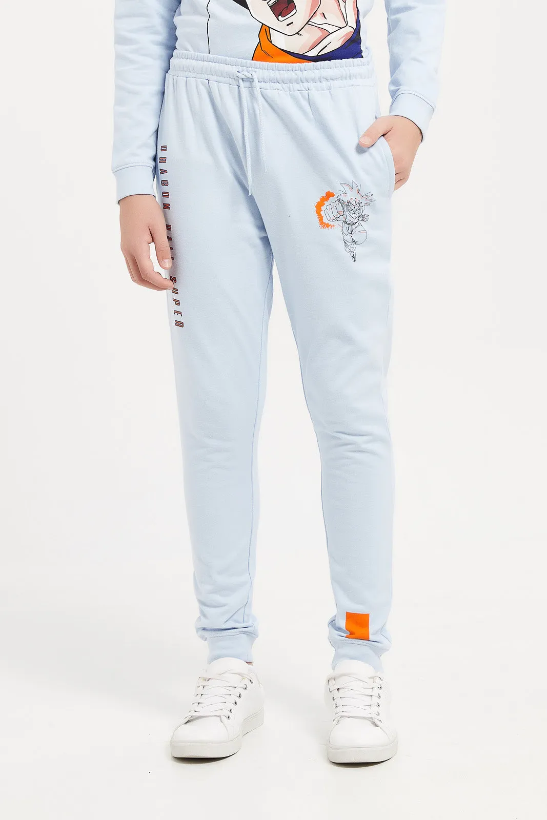 Senior Boys Blue Dragon Ball Z Active Pants