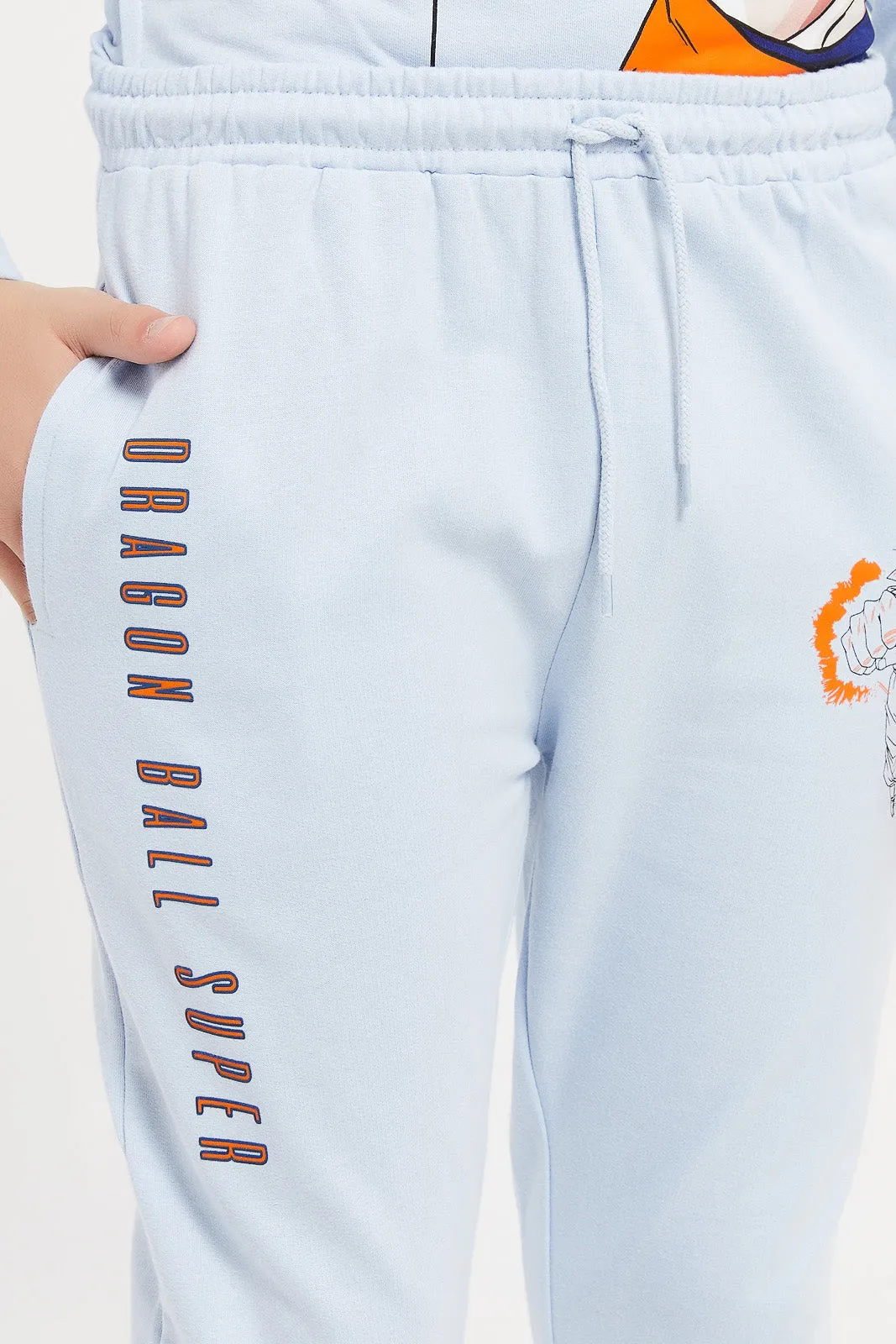 Senior Boys Blue Dragon Ball Z Active Pants