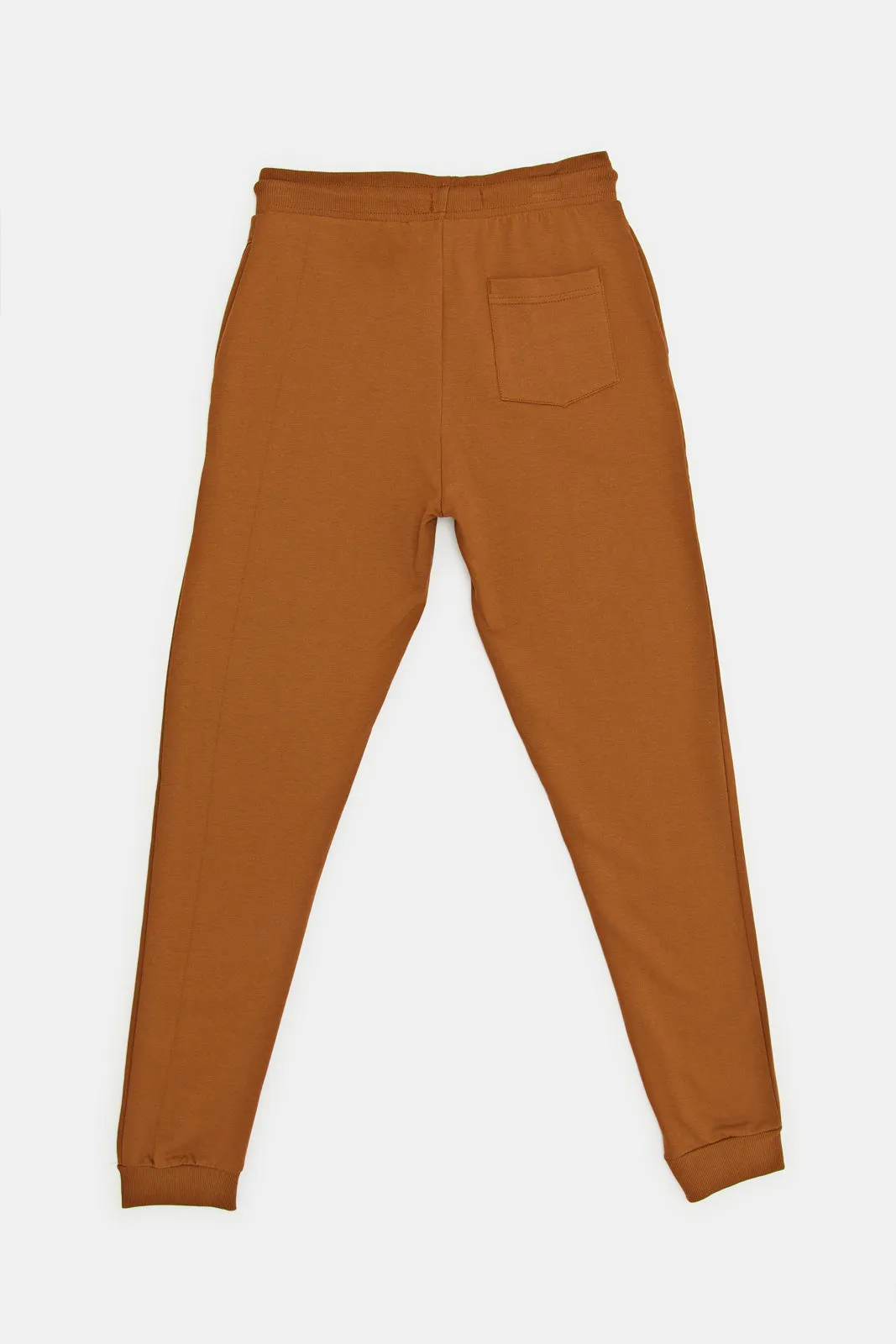 Senior Boys Brown Basic Track Pant