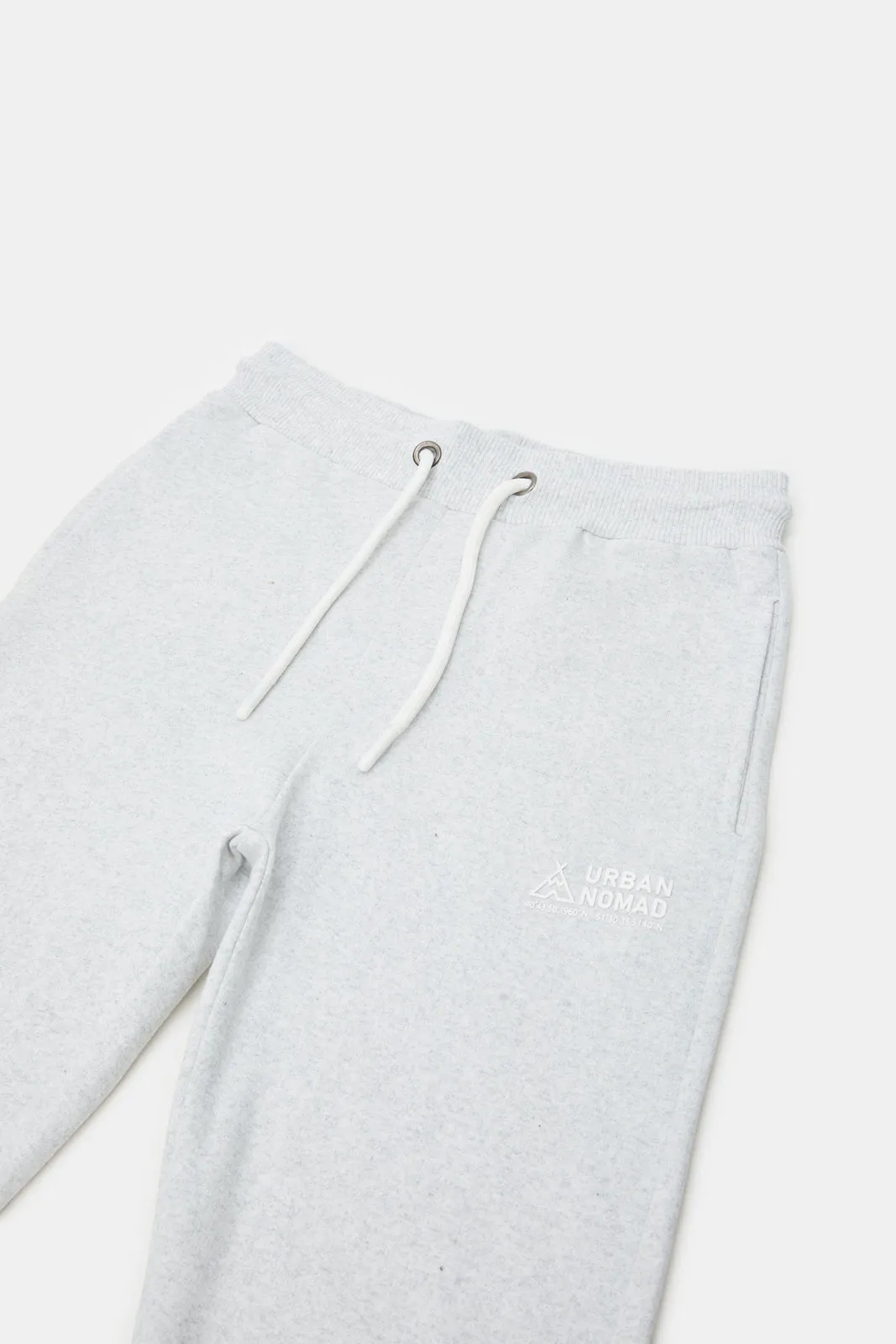 Senior Boys Grey Active Track Pants