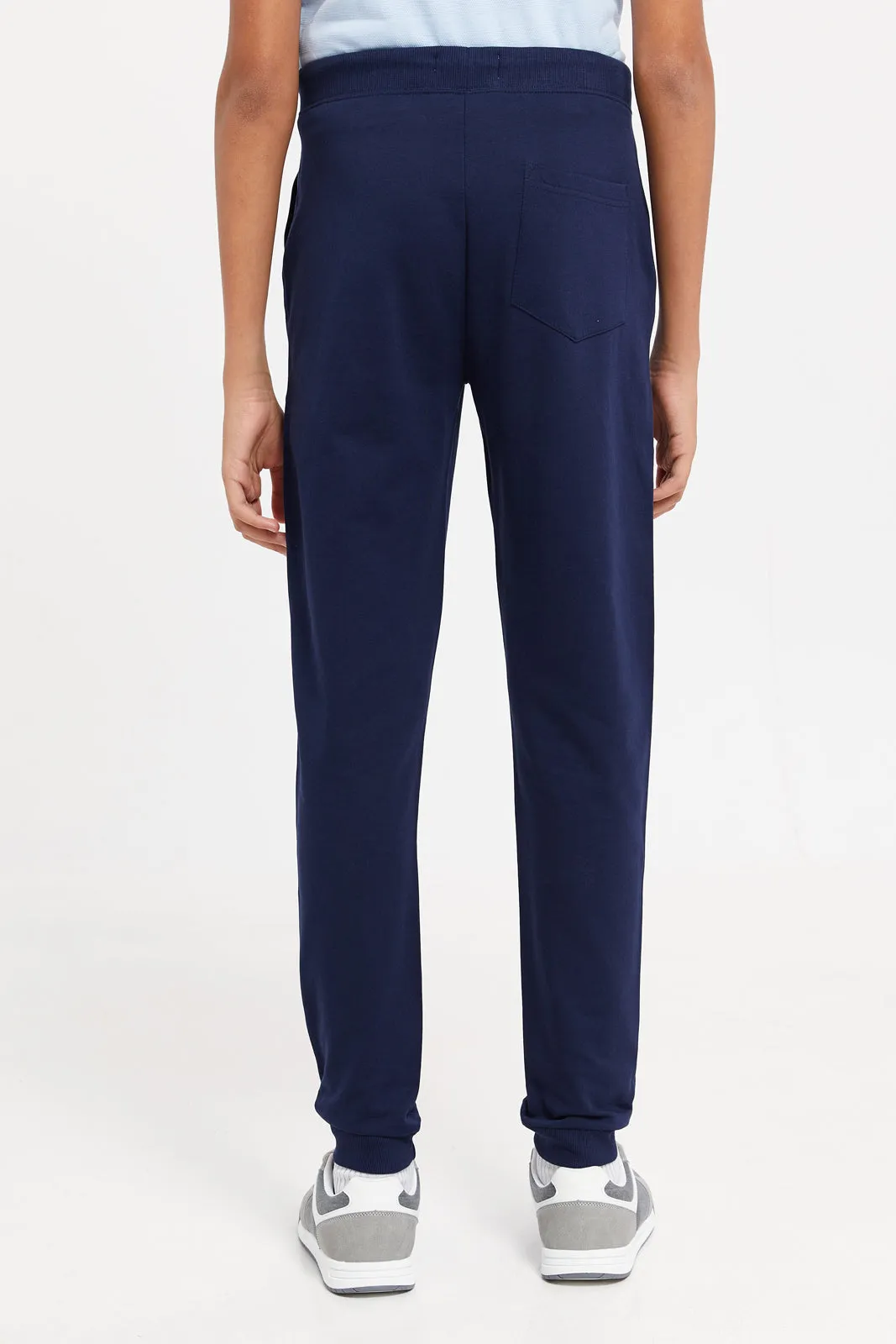 Senior Boys Navy Table Active Pants