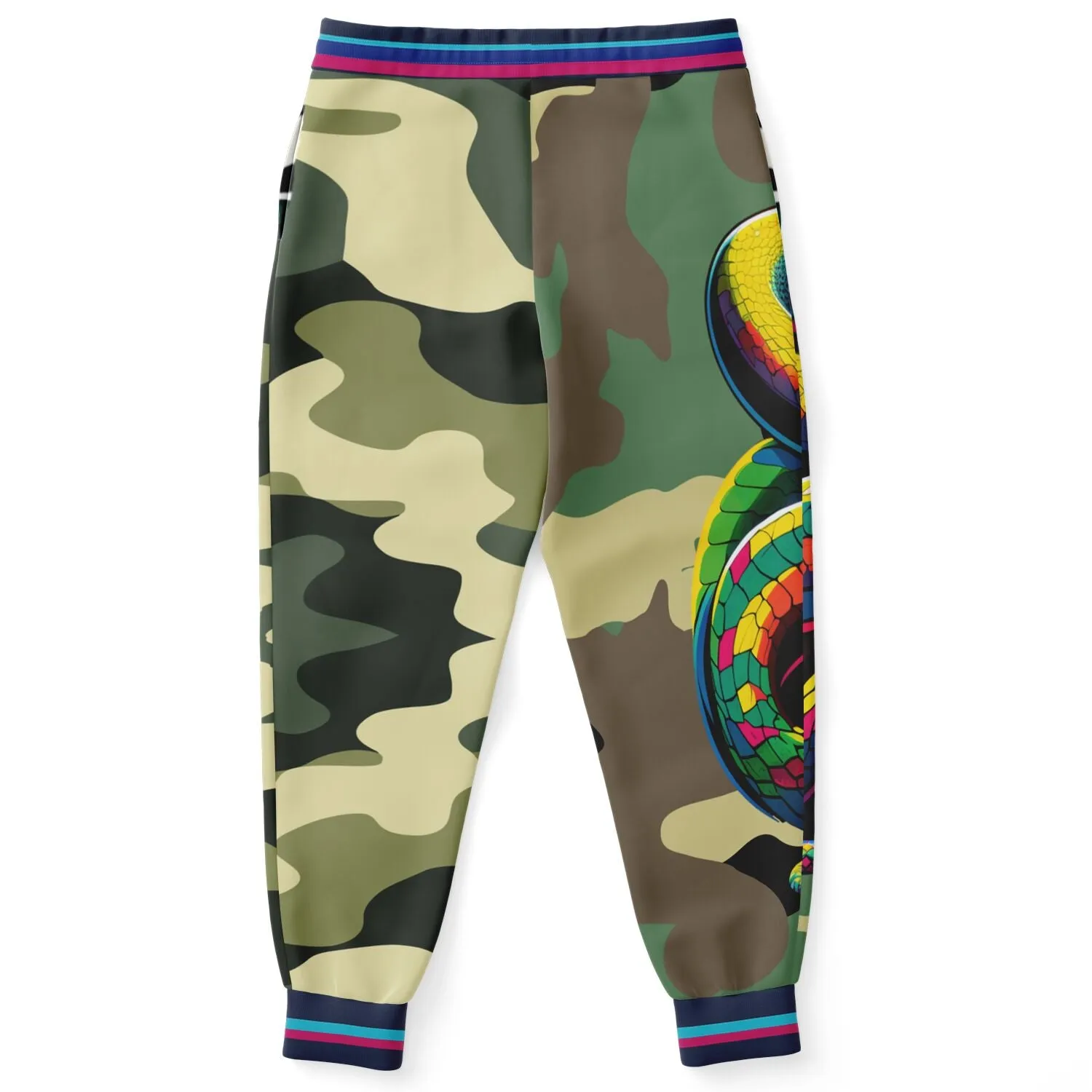 Serpent Says Green Camo Eco-Poly Unisex Joggers