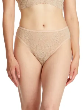 Signature Lace High Cut Brief Chai