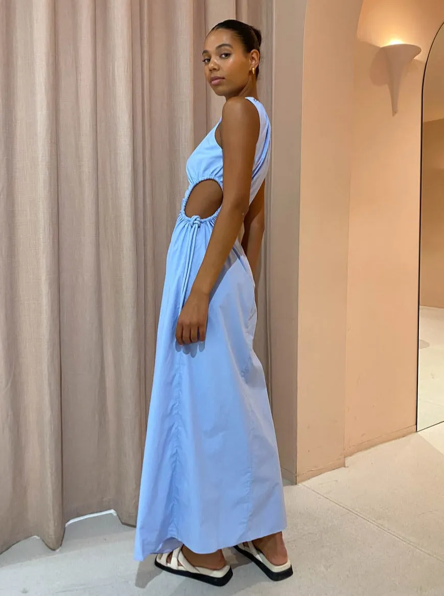 Sir Ilkin Cut Out Dress in Ice Blue