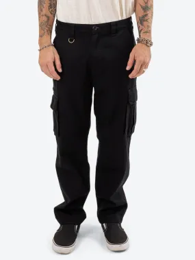 Slacker Union Cargo Baggy Pant - Black