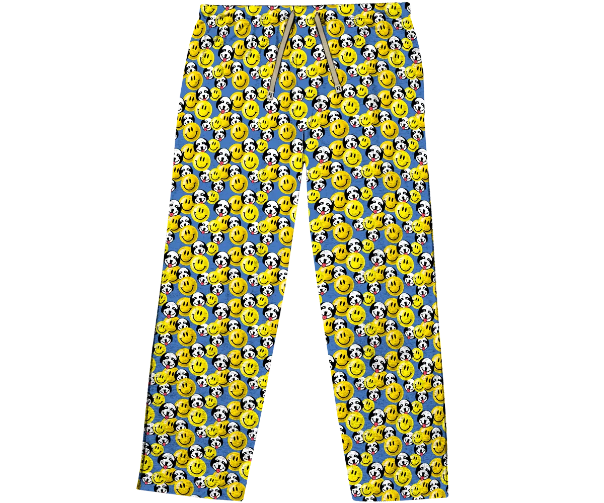 SMILEY FACES Womens KNIT LOUNGE PANTS