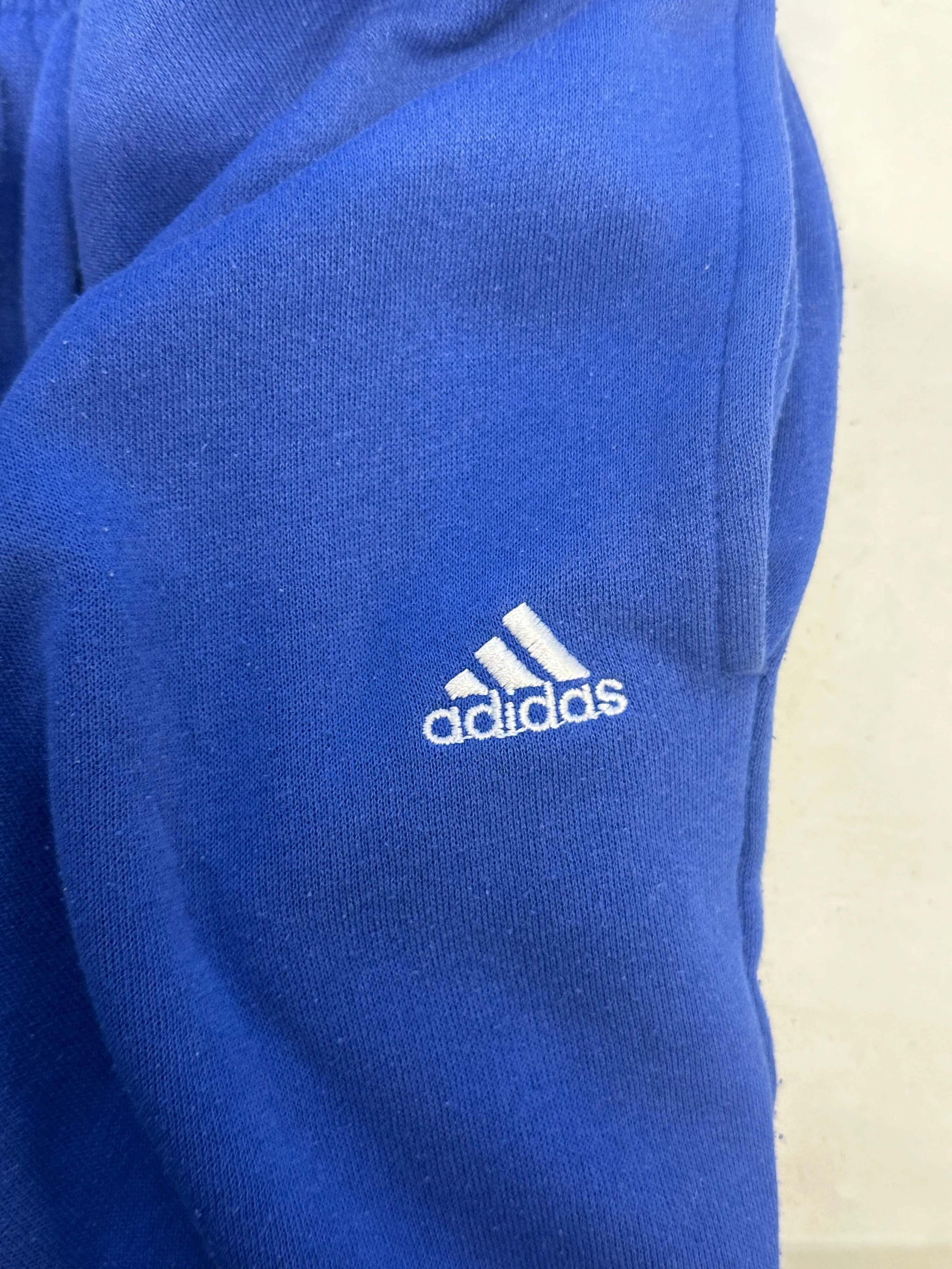 soft jersey electric blue adidas joggers