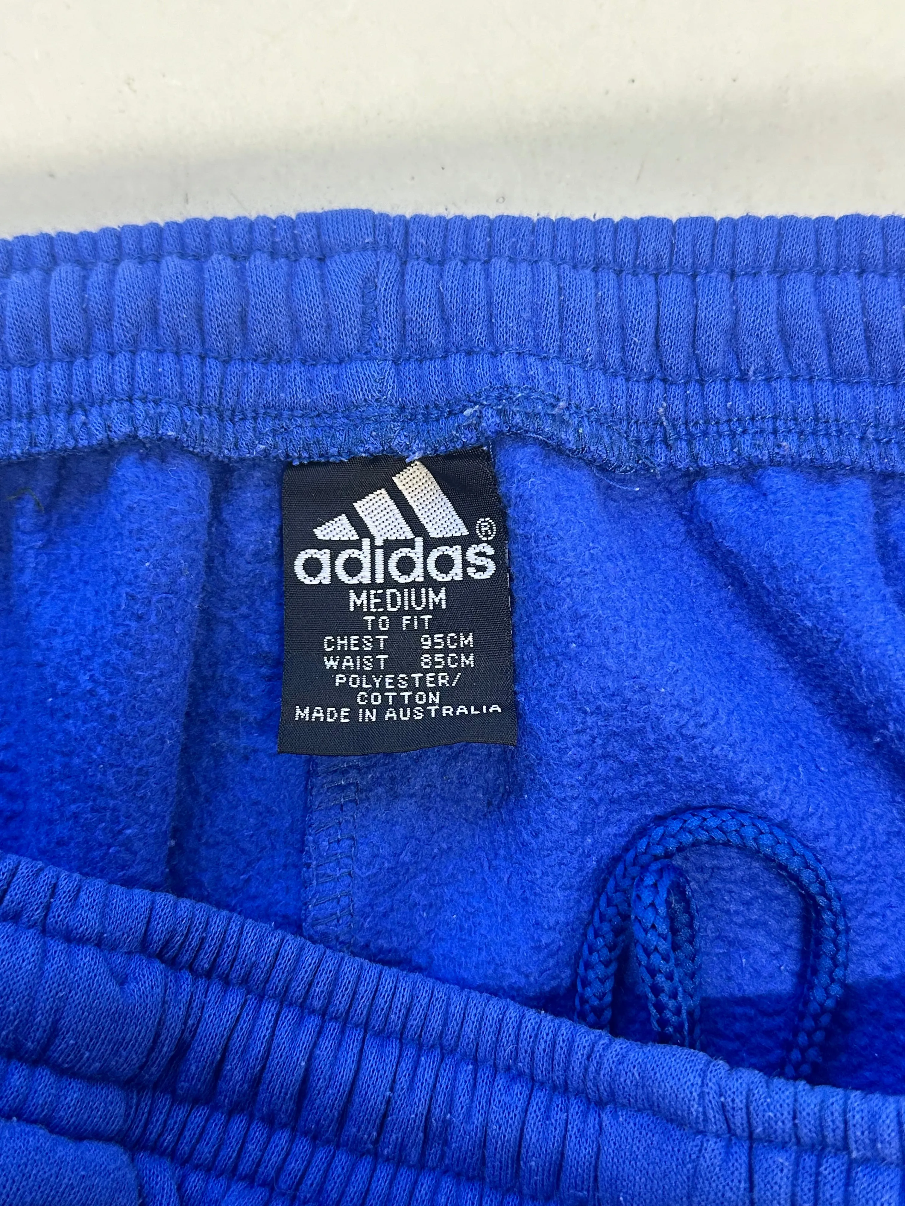 soft jersey electric blue adidas joggers