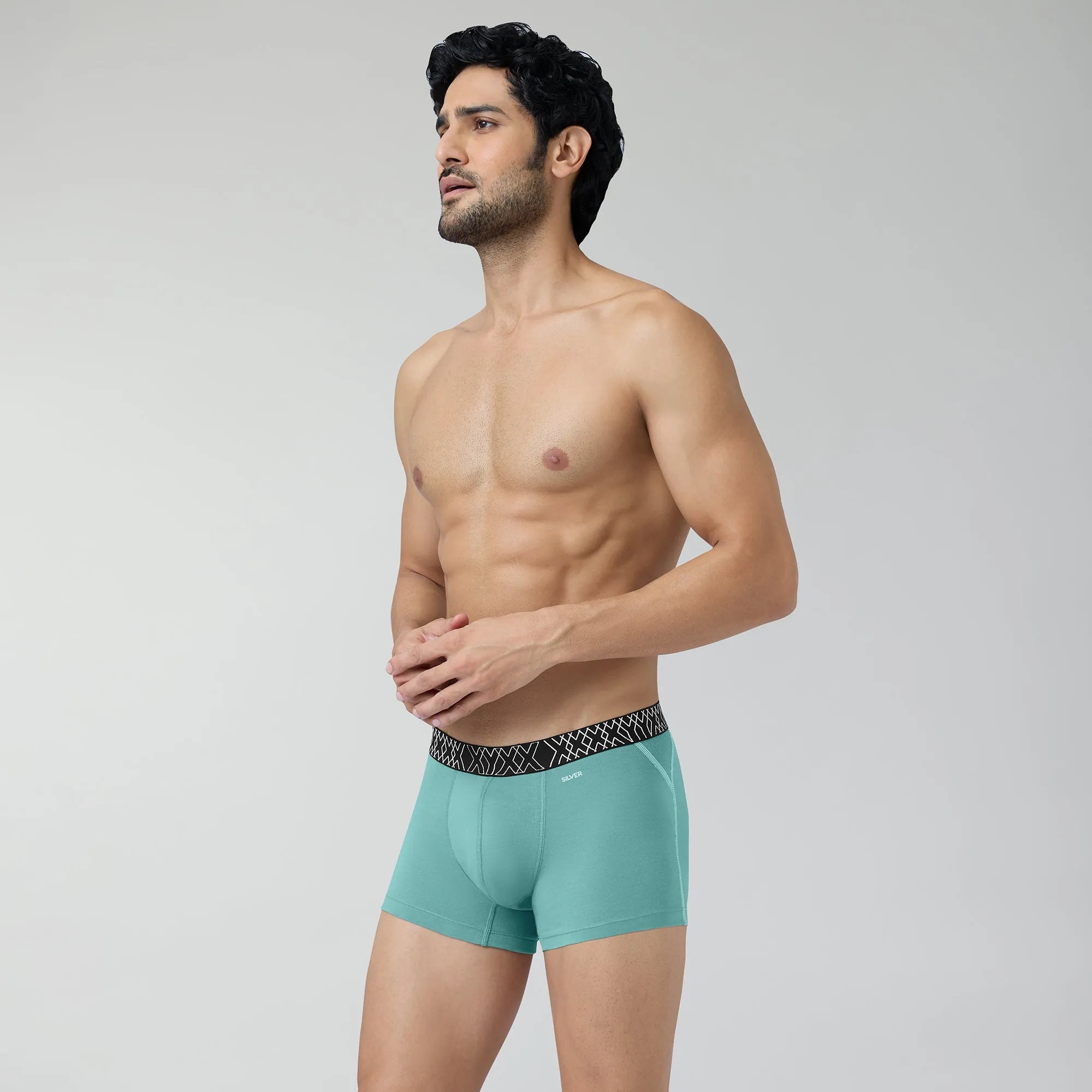 Sprint Cotton Stretch Trunks Atlas Blue