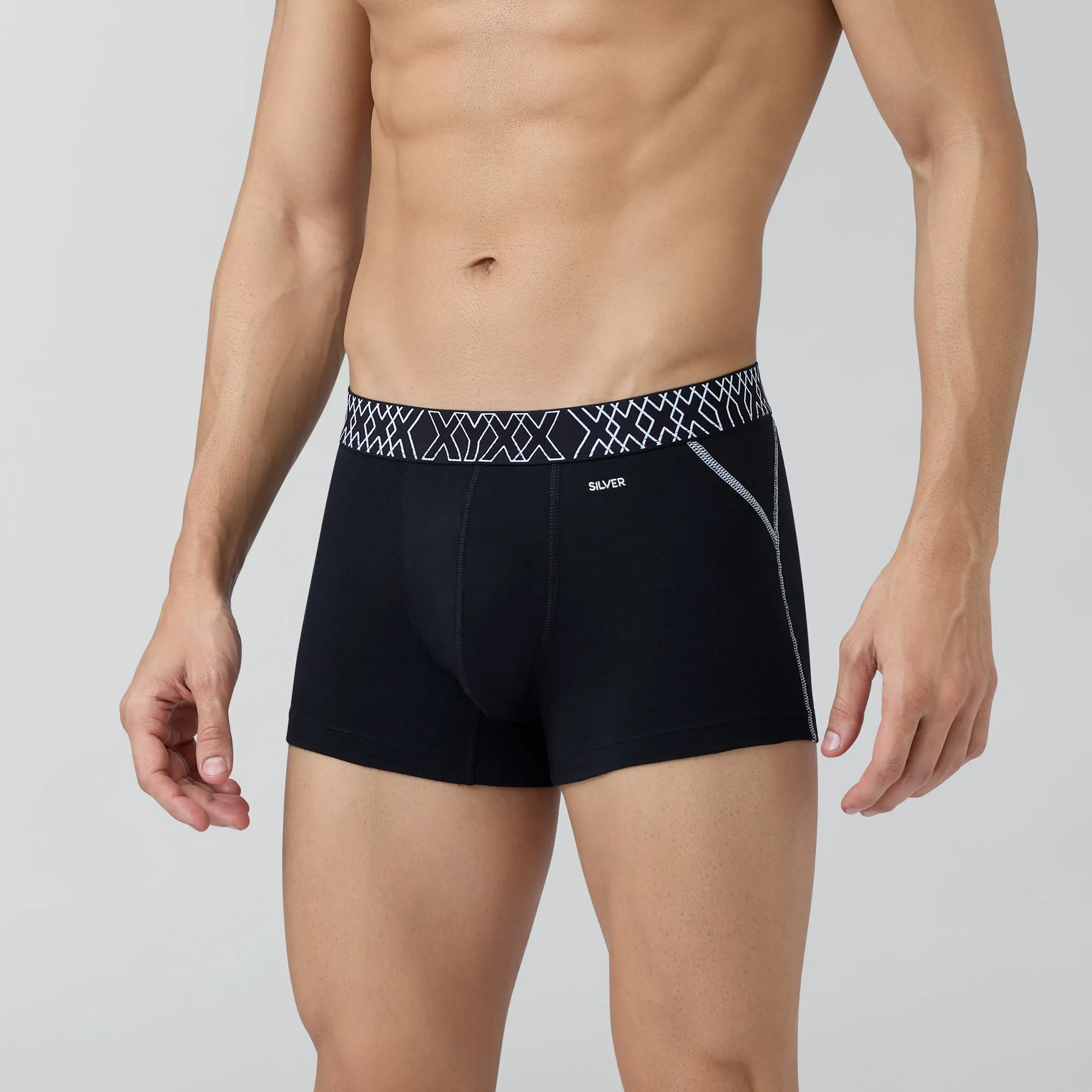 Sprint Cotton Stretch Trunks Black Knight