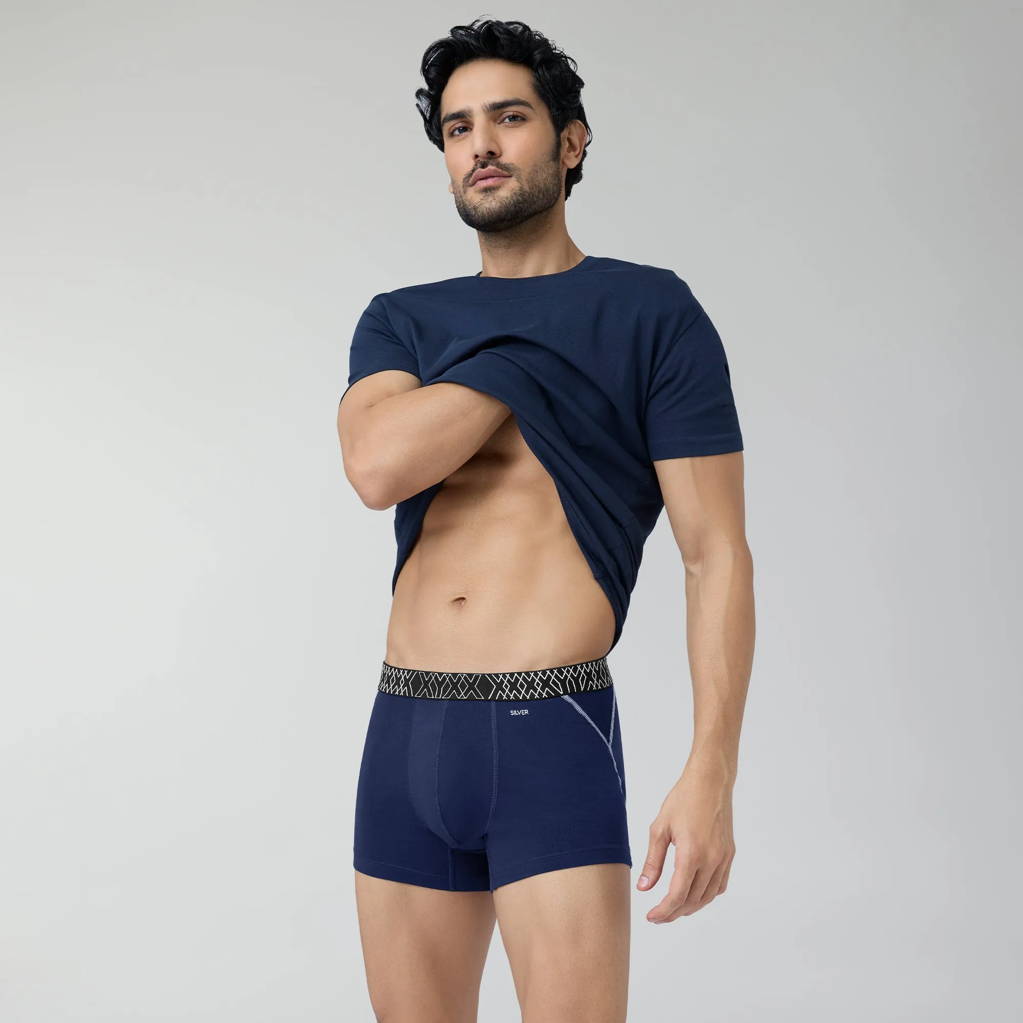 Sprint Cotton Stretch Trunks Midnight Blue