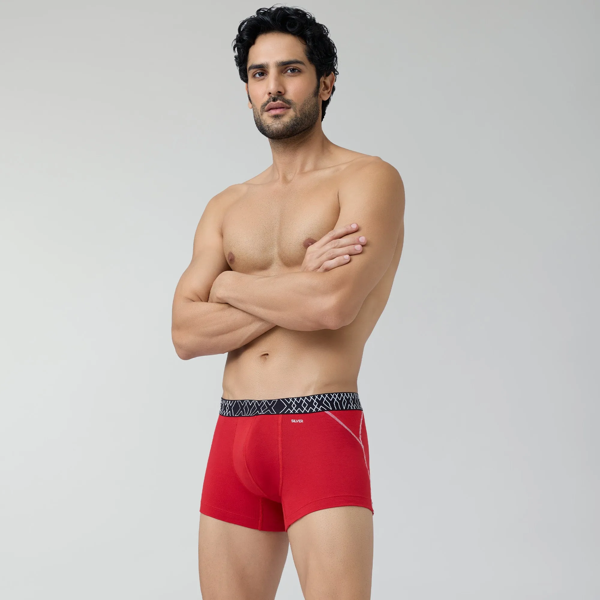 Sprint Cotton Stretch Trunks Rio Red