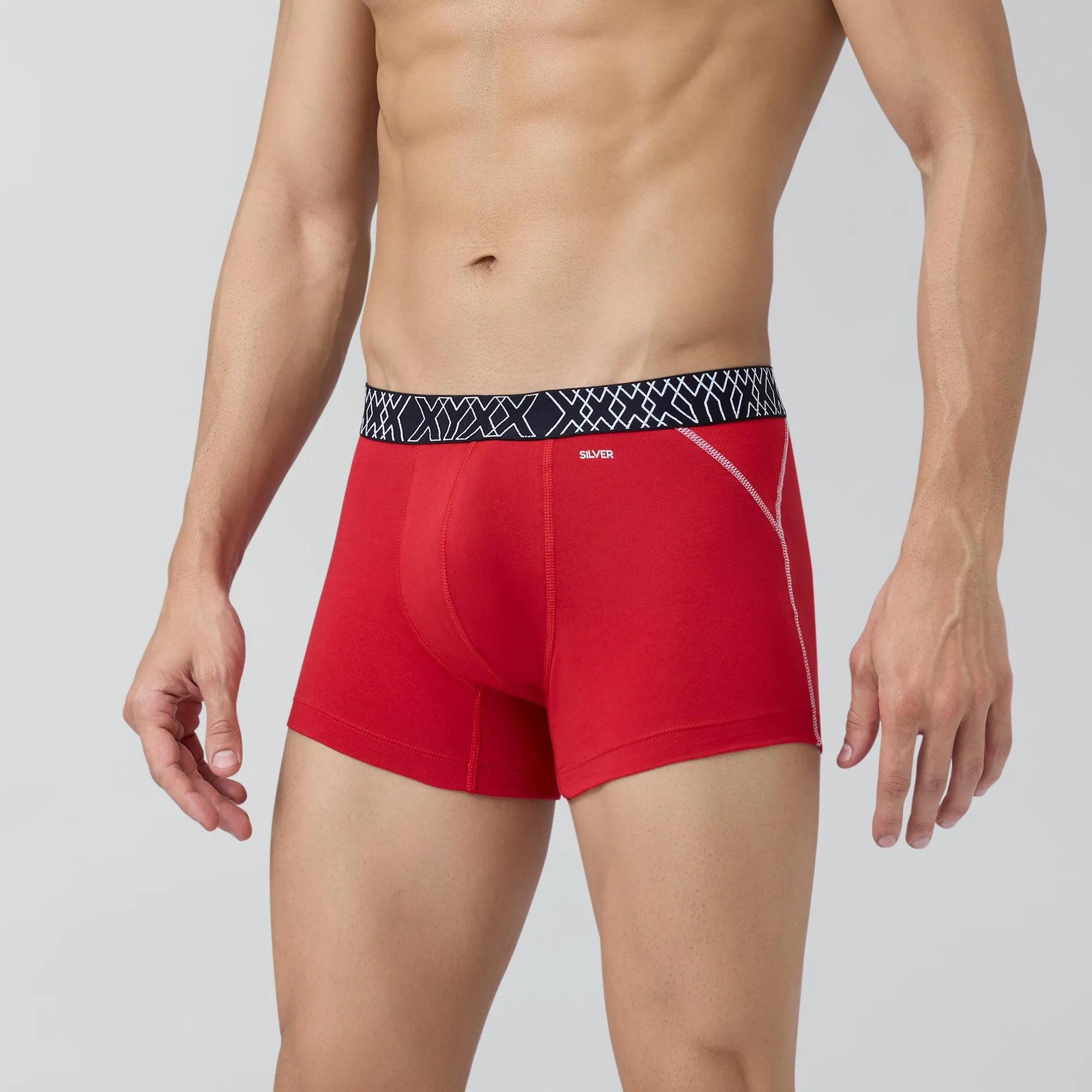 Sprint Cotton Stretch Trunks Rio Red