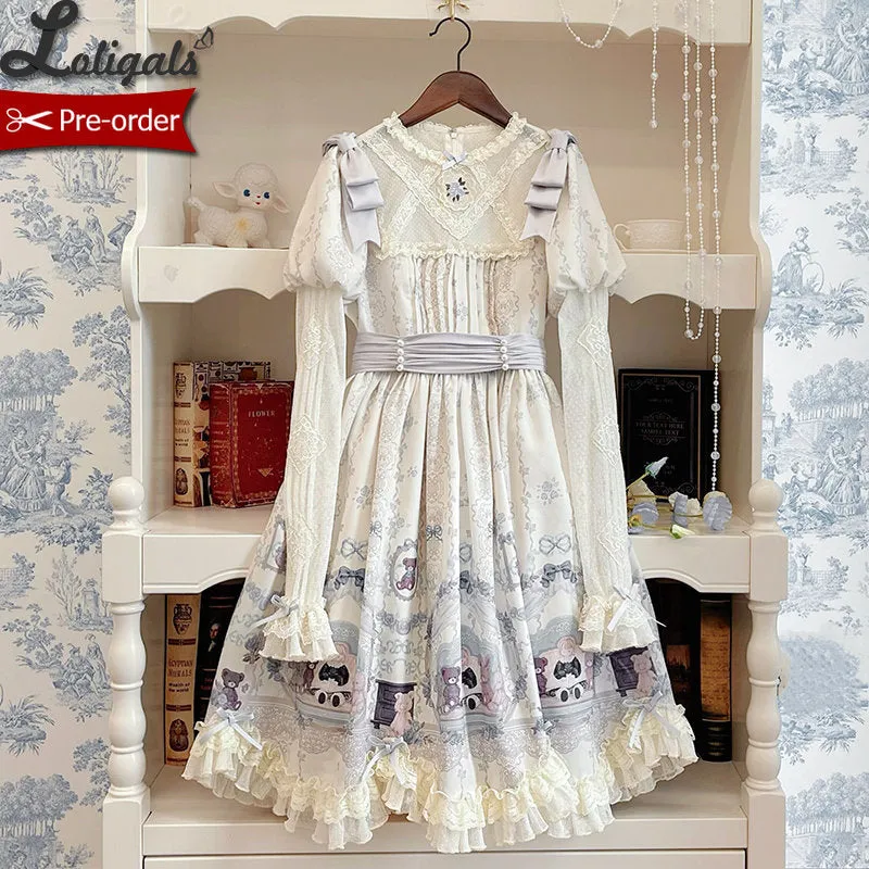 Story Time ~ Sweet Long Sleeve Lolita Dress by Alice Girl ~ Pre-order