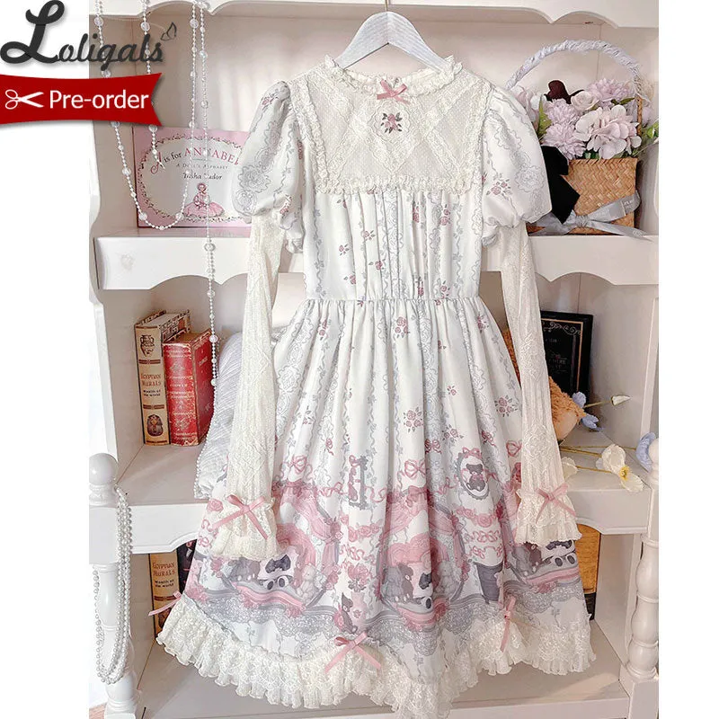 Story Time ~ Sweet Long Sleeve Lolita Dress by Alice Girl ~ Pre-order