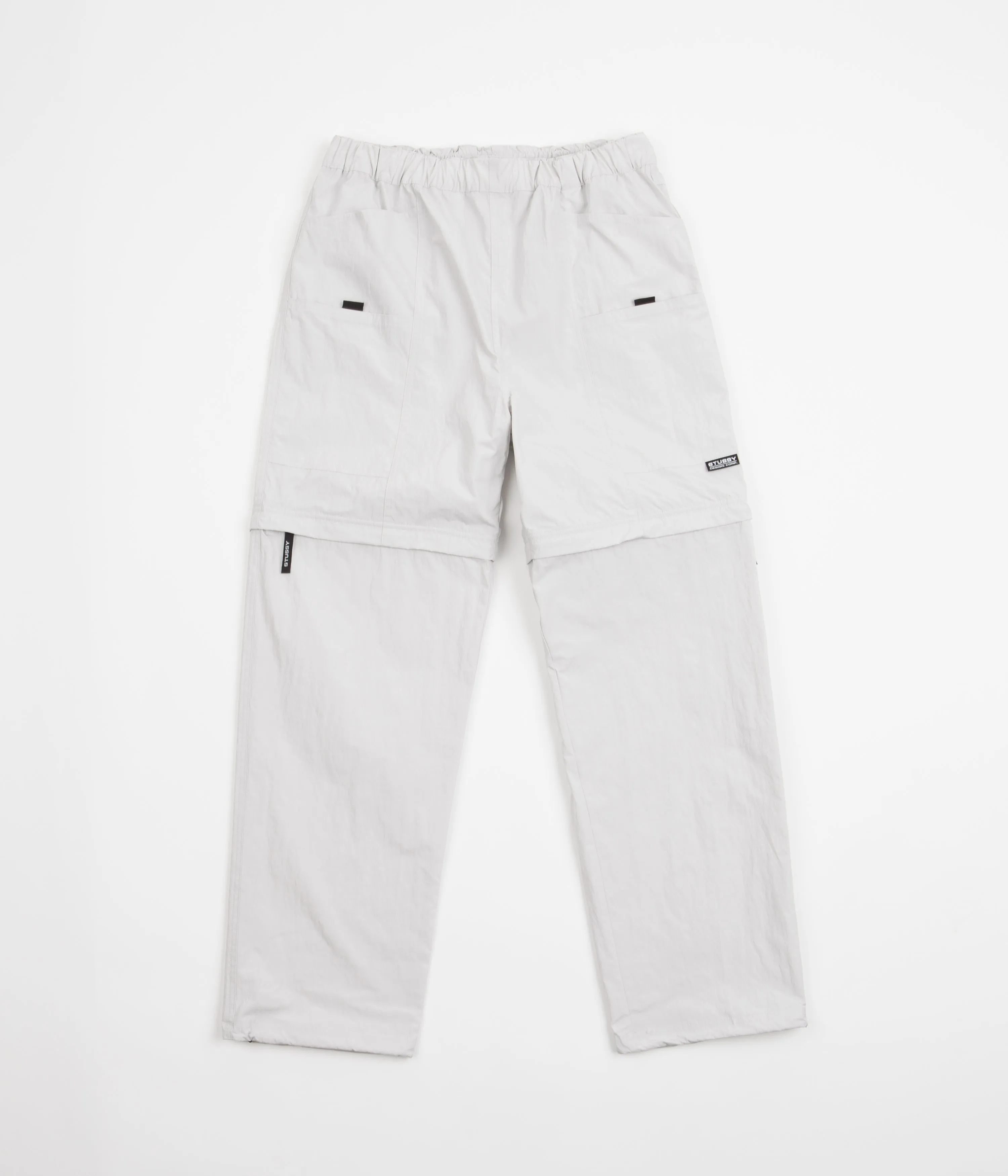 Stussy Nyco Convertible Pants - Light Grey