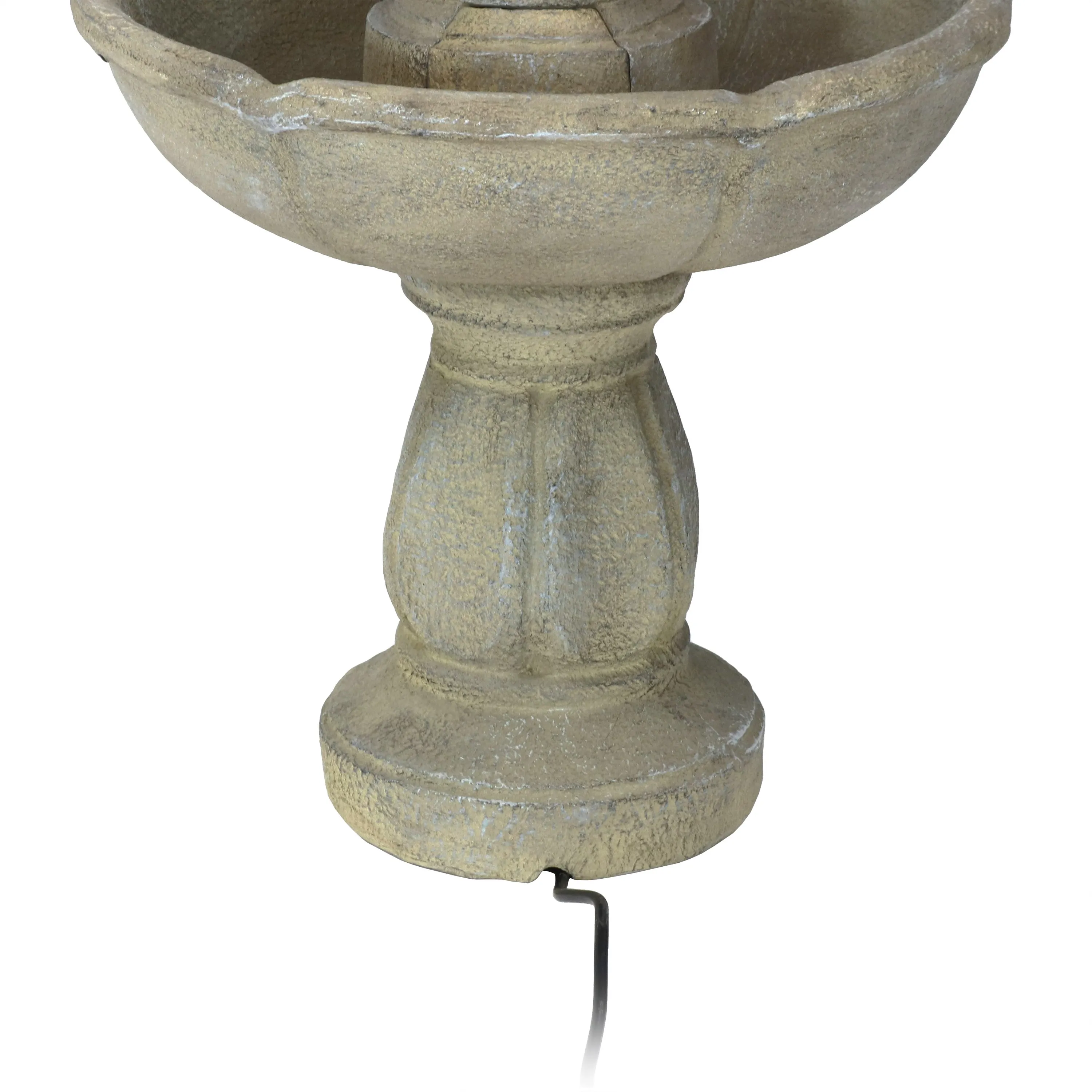 Sunnydaze Birds' Delight Outdoor Water Fountain with Pump - 35" H