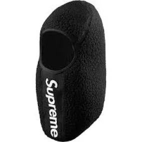 Supreme Polartec Deep Pile Balaclava Black