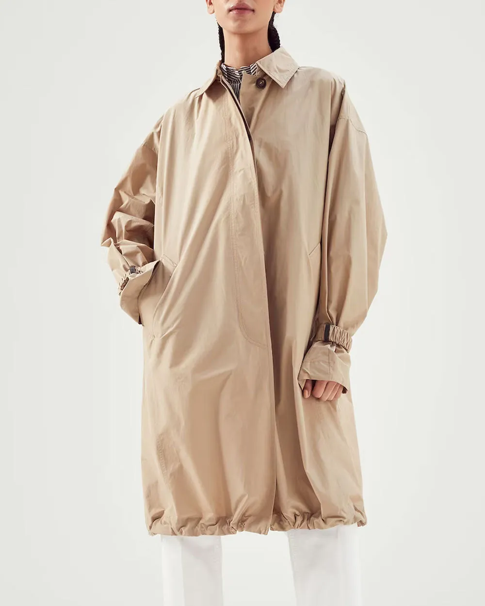 Tapioca Taffeta Car Coat