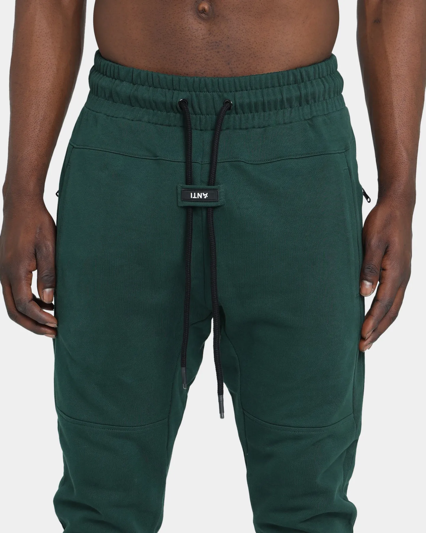 The Anti Order Non Money Sweat Pant Forest Green/White