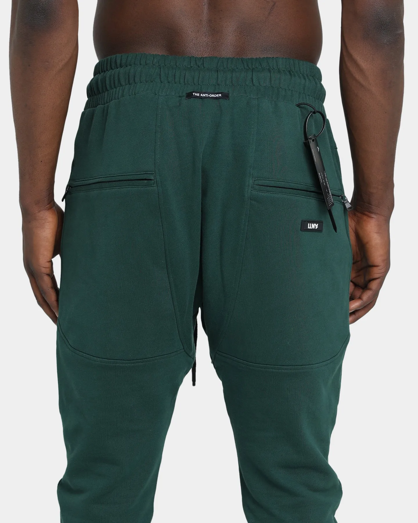 The Anti Order Non Money Sweat Pant Forest Green/White