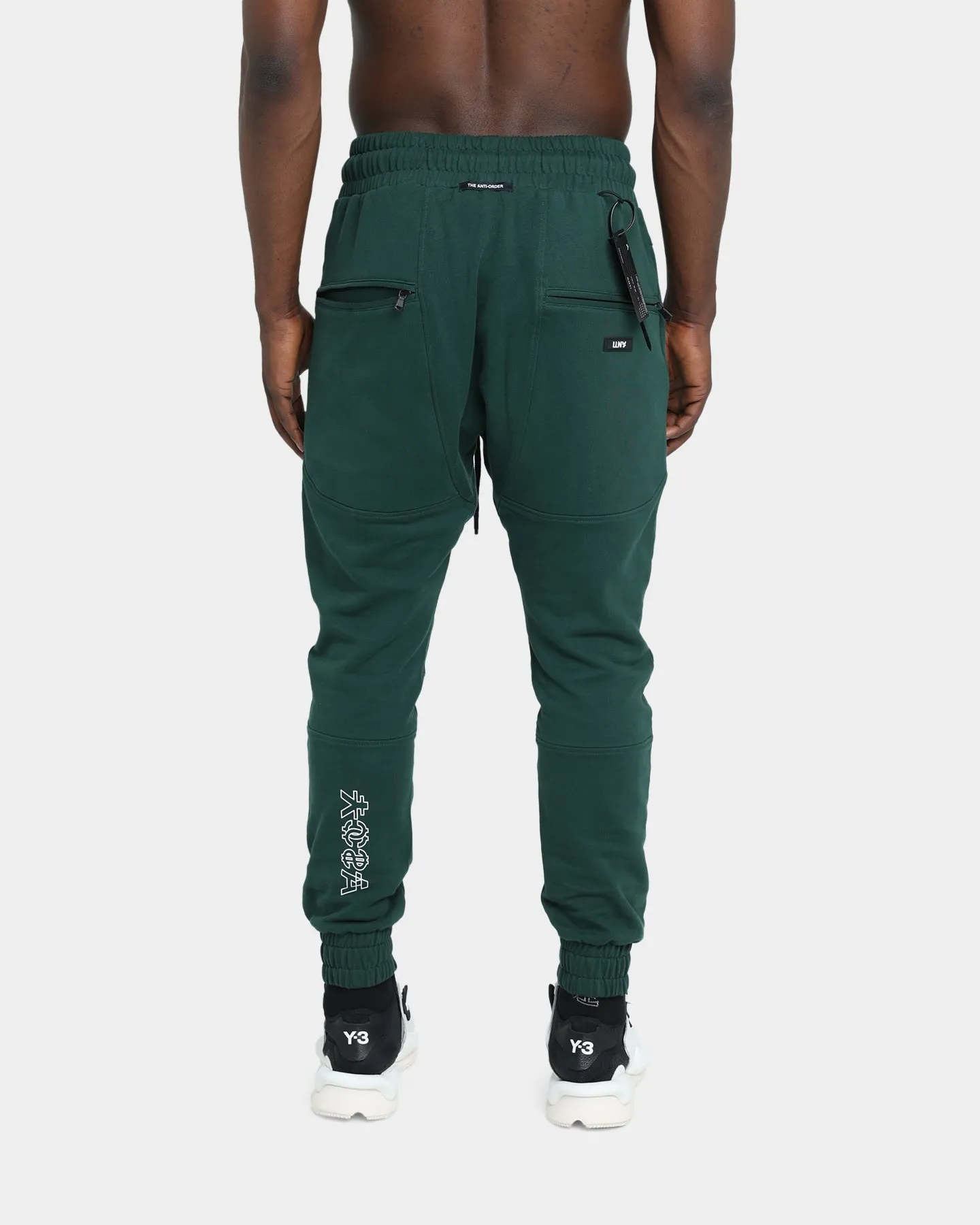 The Anti Order Non Money Sweat Pant Forest Green/White